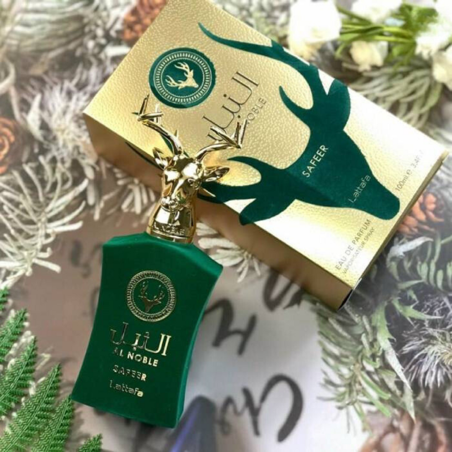Lattafa Al Noble Safeer Green EDP 100 ml Unisex – Perfumería Saideep